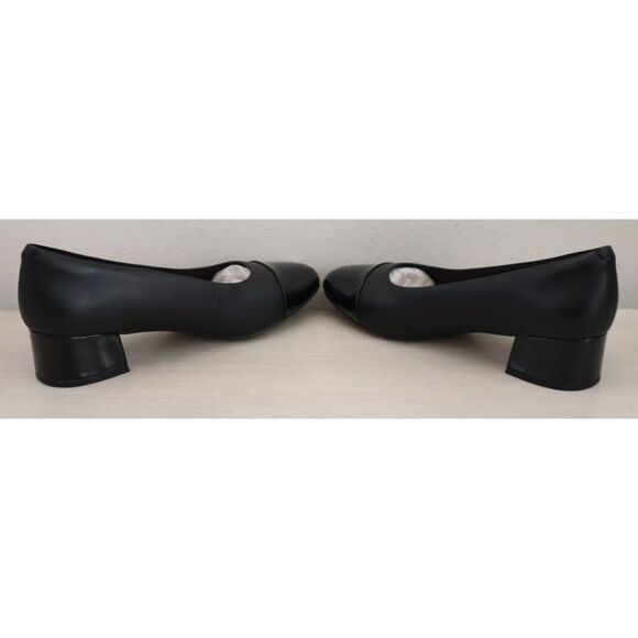 Clarks 26153413 WMN Sz 8.5W Black Leather/Synthetic Combo Marilyn Sara Pumps - Picture 11 of 13